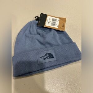 The North Face Women's Dock Worker Recycled Beanie Hat Folks Blue NWT